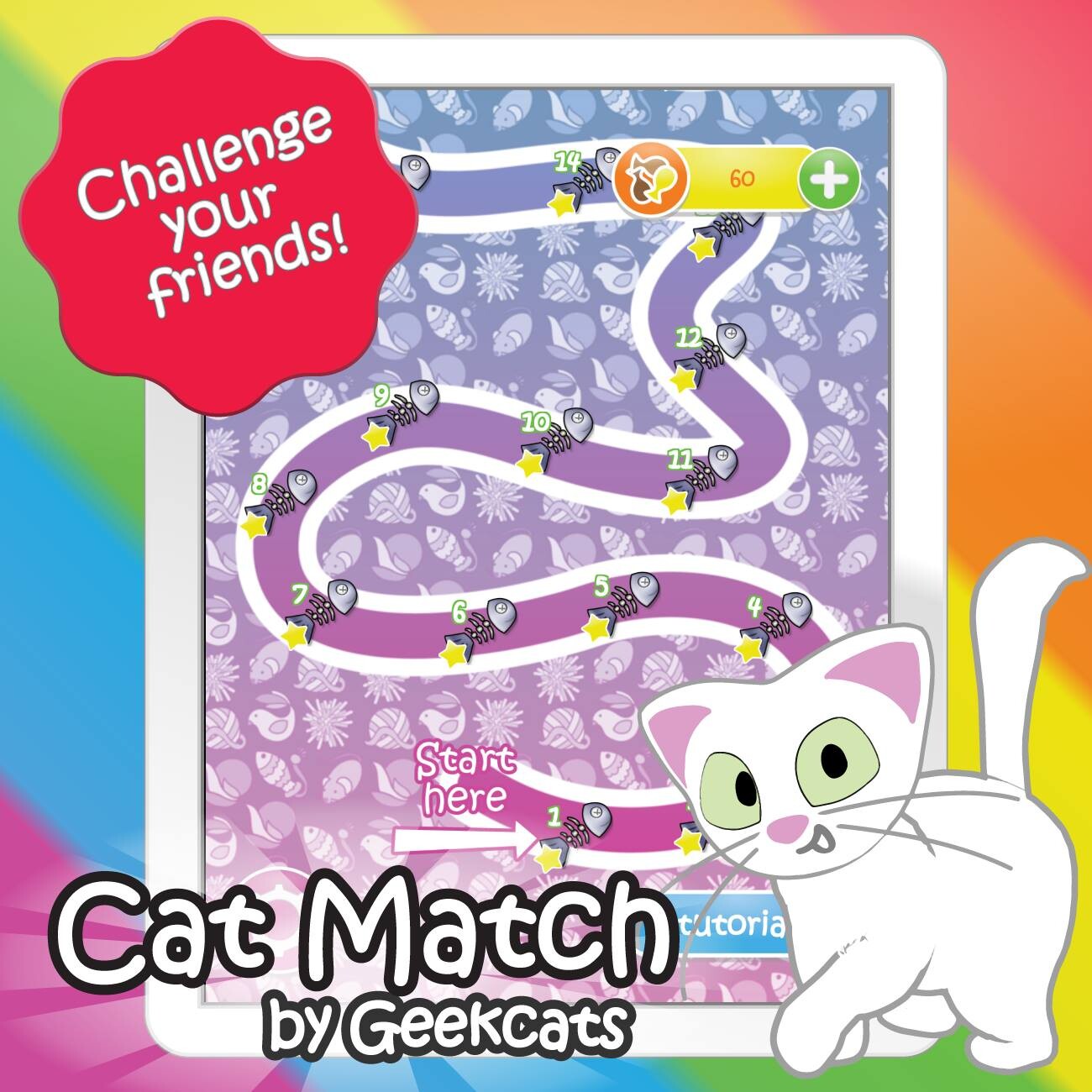Cat Match — level map