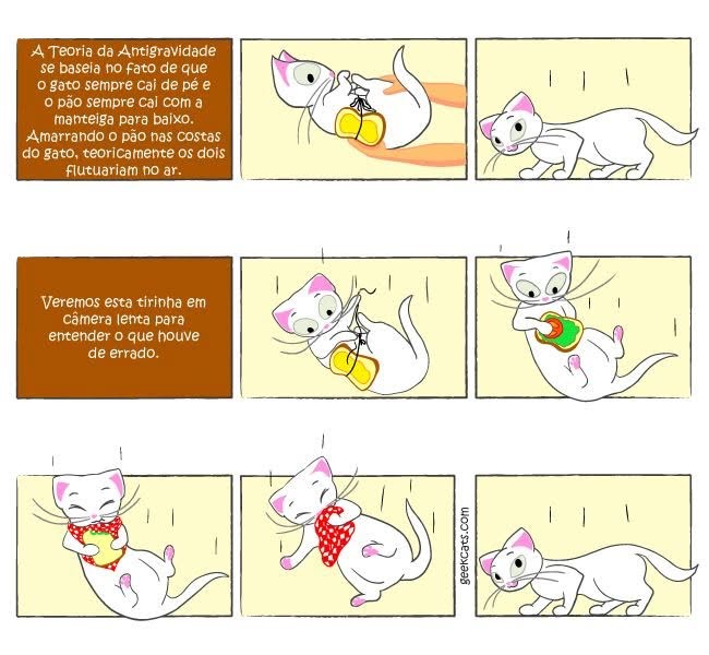 Geekcats strip — The anti-gravity theory