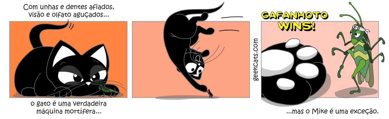 Geekcats strip — Grasshopper wins